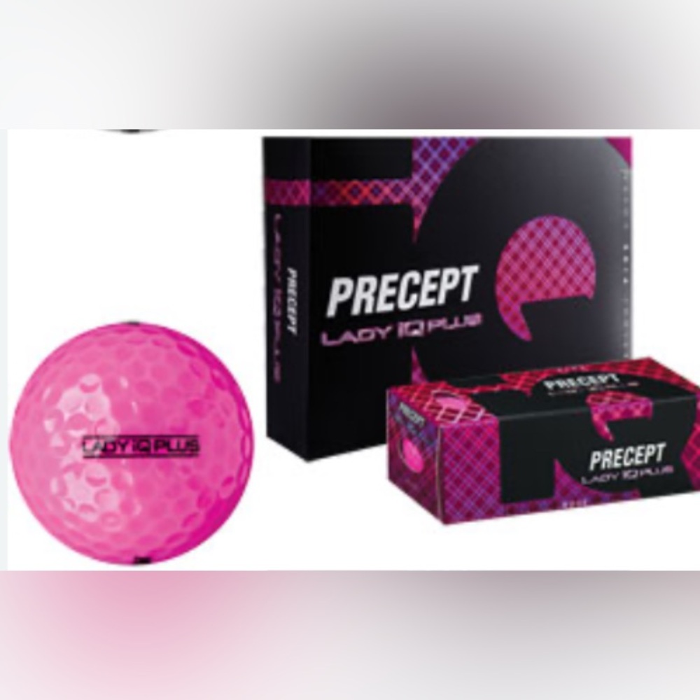 🎀 Precept Lady iQ Plus Pink Golf Balls – Set of 4 ⛳️ Ladies Distance & Soft Feel